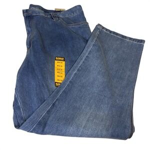 DeWalt Professional Workwear Mens Blue Denim Utility‎ Jeans 46x33 NWT
